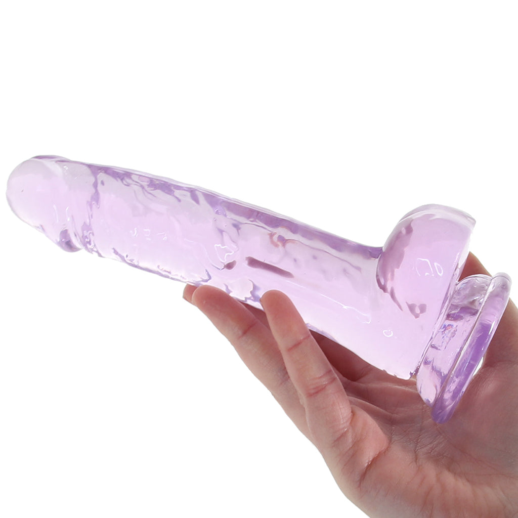 Naturally Yours 7 Inch Crystalline Dildo in Amethyst - Tophatter's Adult Products Dildo Sex Toys > Realistic Dildos - Tophatter Daily Deals