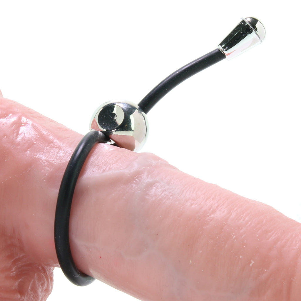 E-Z Cinch Silicone Lasso Cock Ring in Black - Tophatter's Adult Products Cock Rings - Tophatter Daily Deals