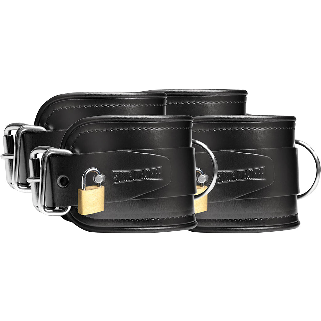 Strict Leather Bondage Set Bondage and Fetish > Leather - Tophatter Daily Deals