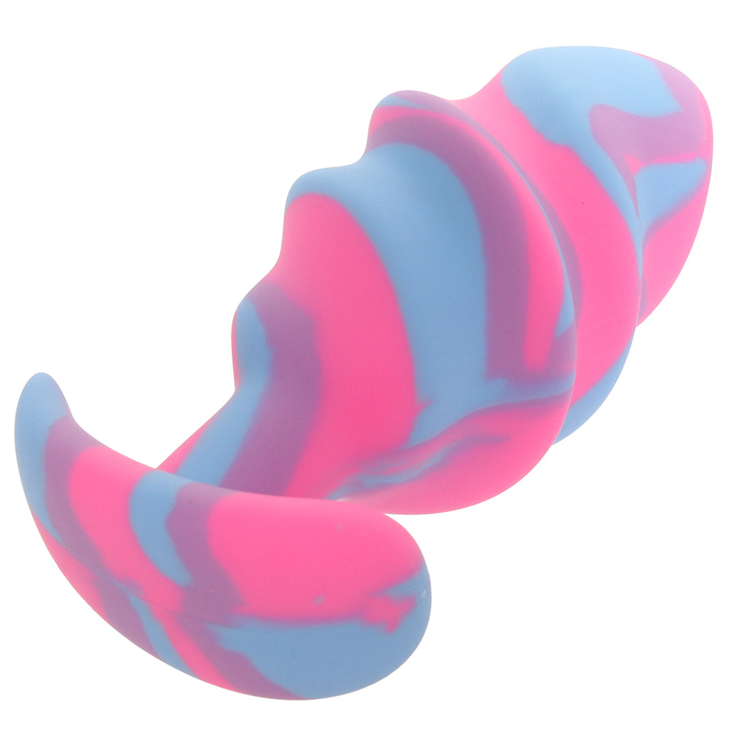 Creature Cocks Unicorn Swirl Silicone Butt Plug in Large - Wholesale Prices (Limited Deals)