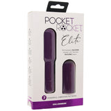 Pocket Rocket Elite Vibe with Texture Sleeve in Purple Vibrators > Bullet and Egg Vibrators - Tophatter Daily Deals