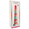 Colours Stacked 9 Inch Dildo in Red/Gold Dildo Sex Toys > Non-Phallic Dildos - Tophatter Daily Deals