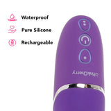 PinkCherry Warming G-Spot Rabbit Vibe in Purple Vibrators > Rabbit Vibrators - Tophatter Daily Deals
