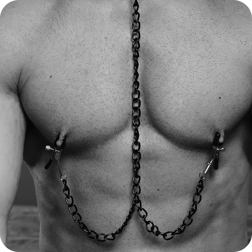 Master Series Collared Temptress Collar and Nipple Clamps - Tophatter's Adult Products Bondage and Fetish > Nipple Stimulators & Clamps - Tophatter Daily Deals