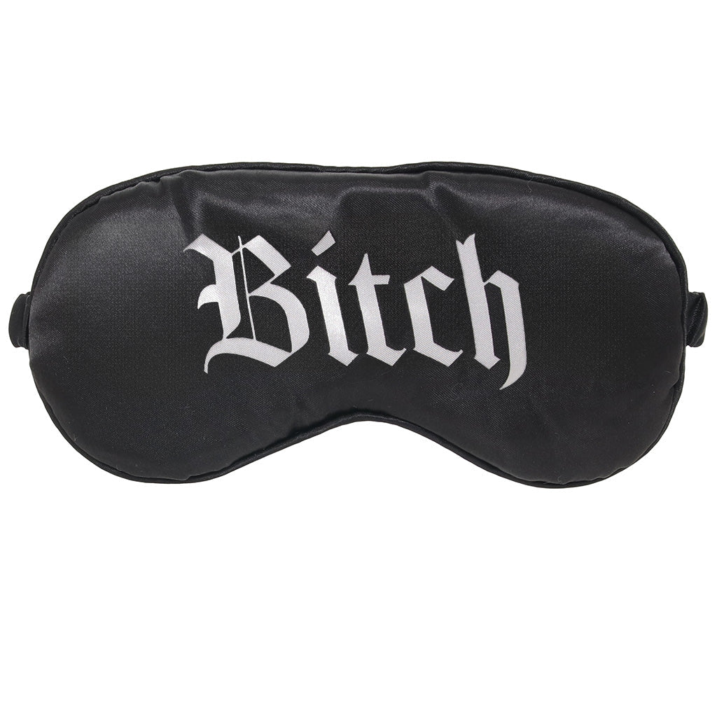 Ouch! Printed Satin Bitch Blindfold Bondage and Fetish > Pleasure Masks and Dress Up Play - Tophatter Daily Deals