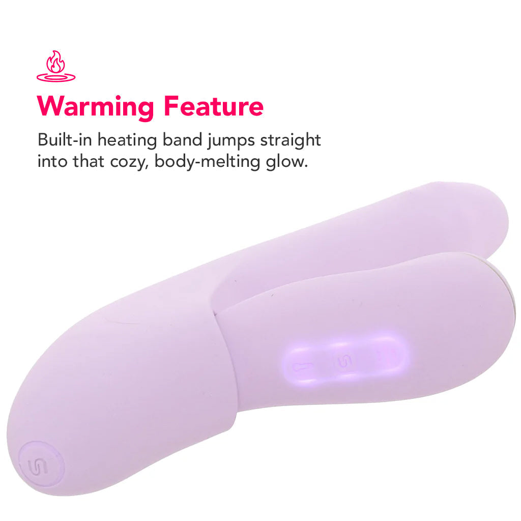 DuoGlow Thrusting Beaded Vibe with Pulsing Stimulator Vibrators > G-Spot Vibrators - Tophatter Daily Deals