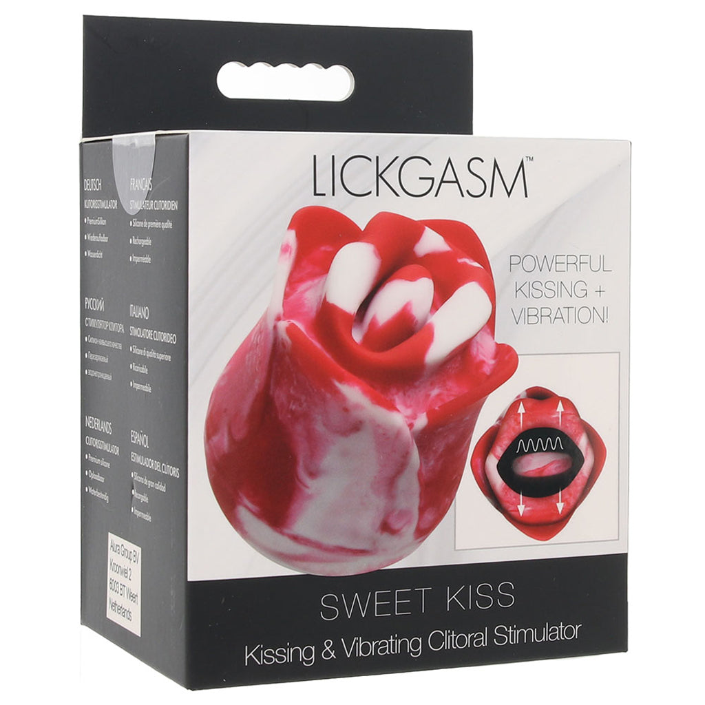 Lickgasm Sweet Kiss Clitoral Vibe in Swirl Vibrators > Clitoral Stimulators - Tophatter Daily Deals