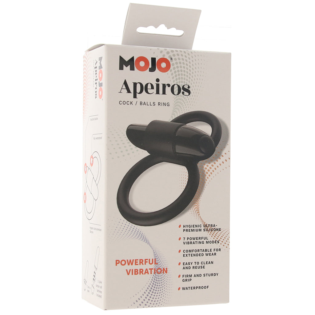 Mojo Apeiros Vibrating Cock & Balls Ring Cock Rings - Tophatter Daily Deals