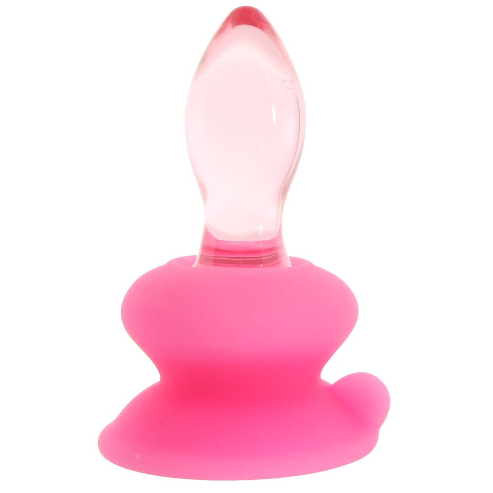 Icicles No. 90 Glass Plug in Pink - Tophatter's Adult Sex Toys Online Anal Sex Toys > Butt Plugs - Tophatter Daily Deals
