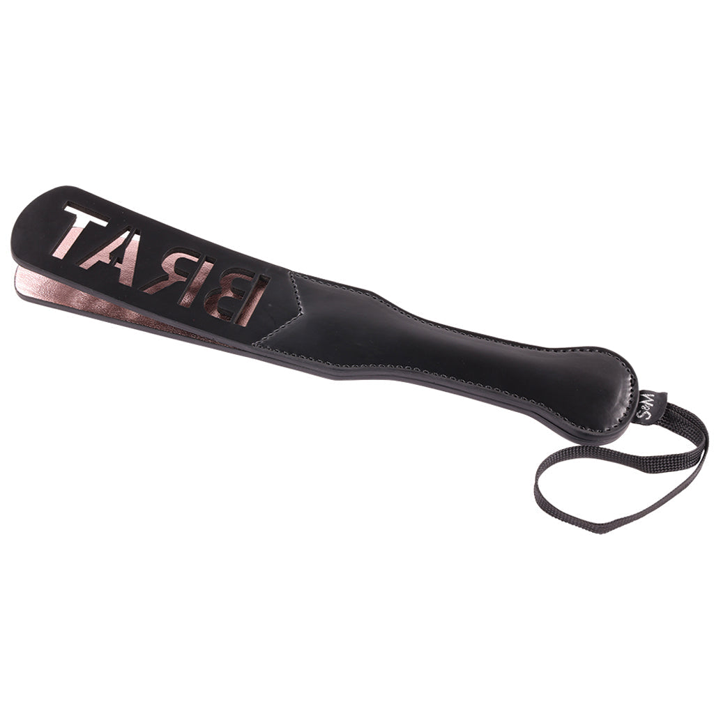 Sex & Mischief Brat Paddle Bondage and Fetish > Whips and Crops - Tophatter Daily Deals