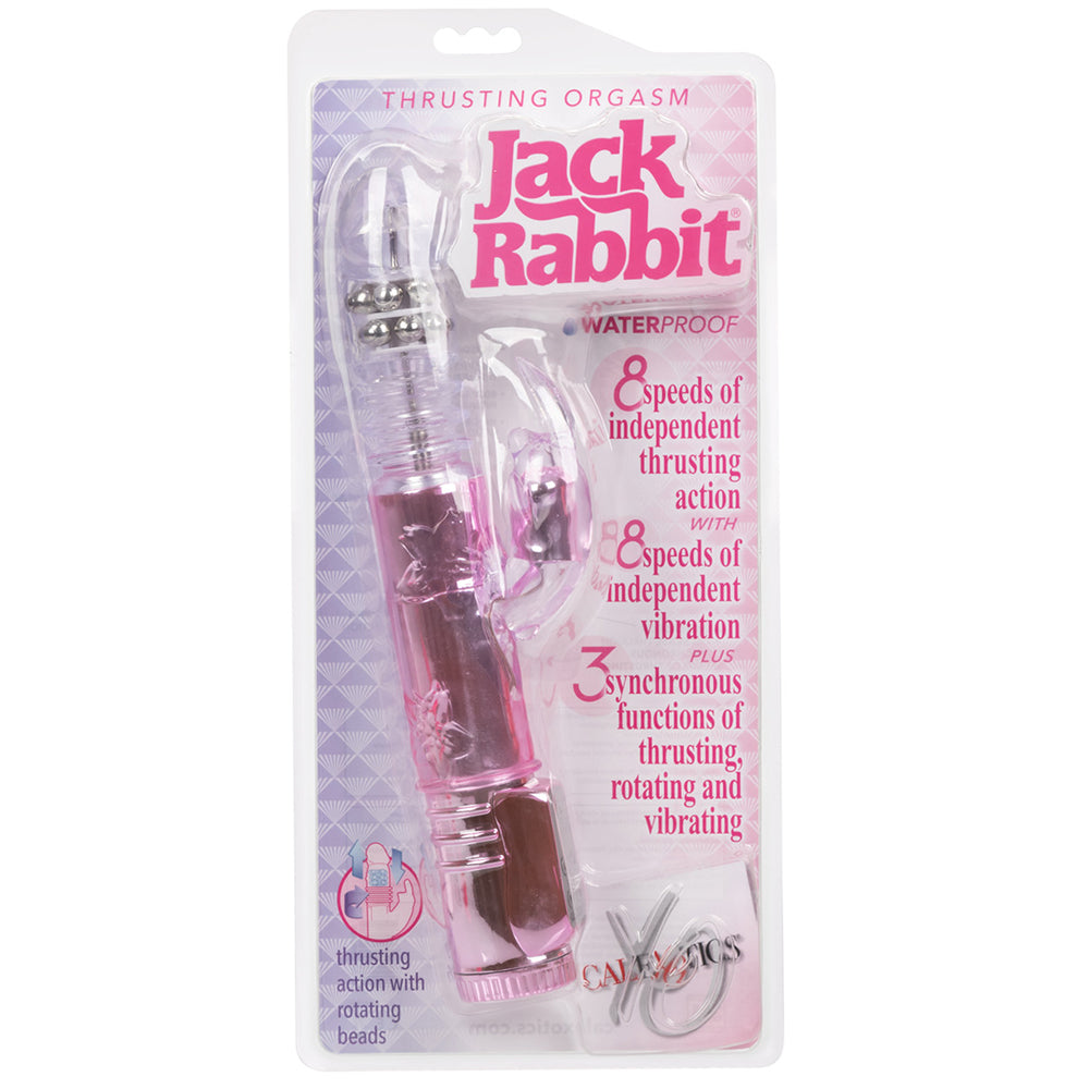 Thrusting Orgasm Bunny Vibe in Pink Vibrators > Rabbit Vibrators - Tophatter Daily Deals