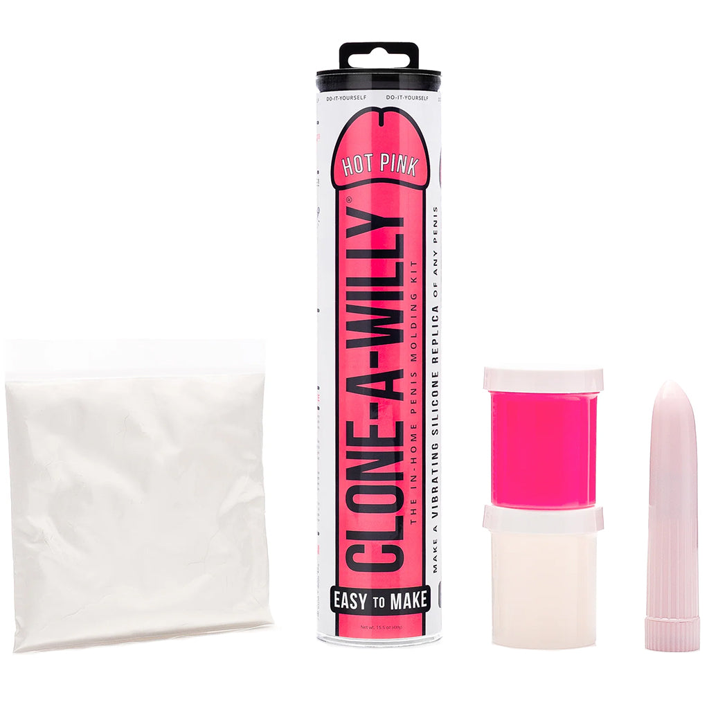 Clone-A-Willy Vibrator Kit in Hot Pink Dildo Sex Toys > Realistic Dildos - Tophatter Daily Deals