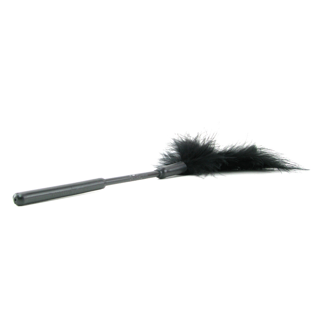 Feather Tickler 7 Inch in Black - Tophatter's Adult Products Bondage and Fetish > Tools & Accessories - Tophatter Daily Deals