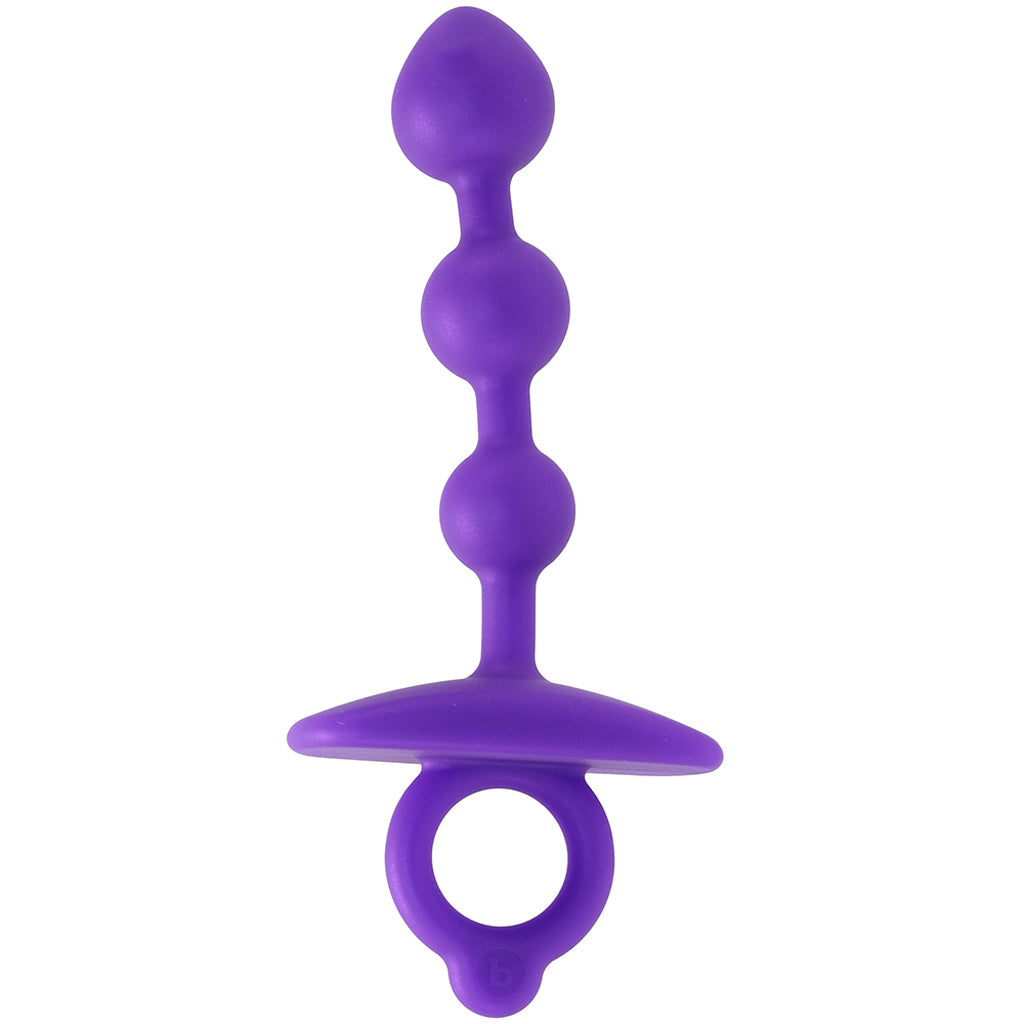 b-Vibe Butties Zip Silicone Anal Beads - Tophatter's Adult Sex Toys Online Anal Sex Toys > Anal Beads - Tophatter Daily Deals