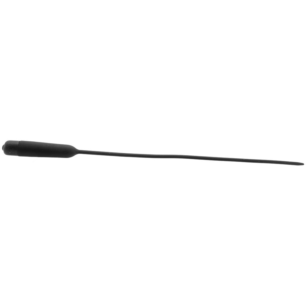 Ouch! Vibrating Extra Long Silicone Urethral Sound - Tophatter's Adult Products Bondage and Fetish > Cock and Ball Devices - Tophatter Daily Deals