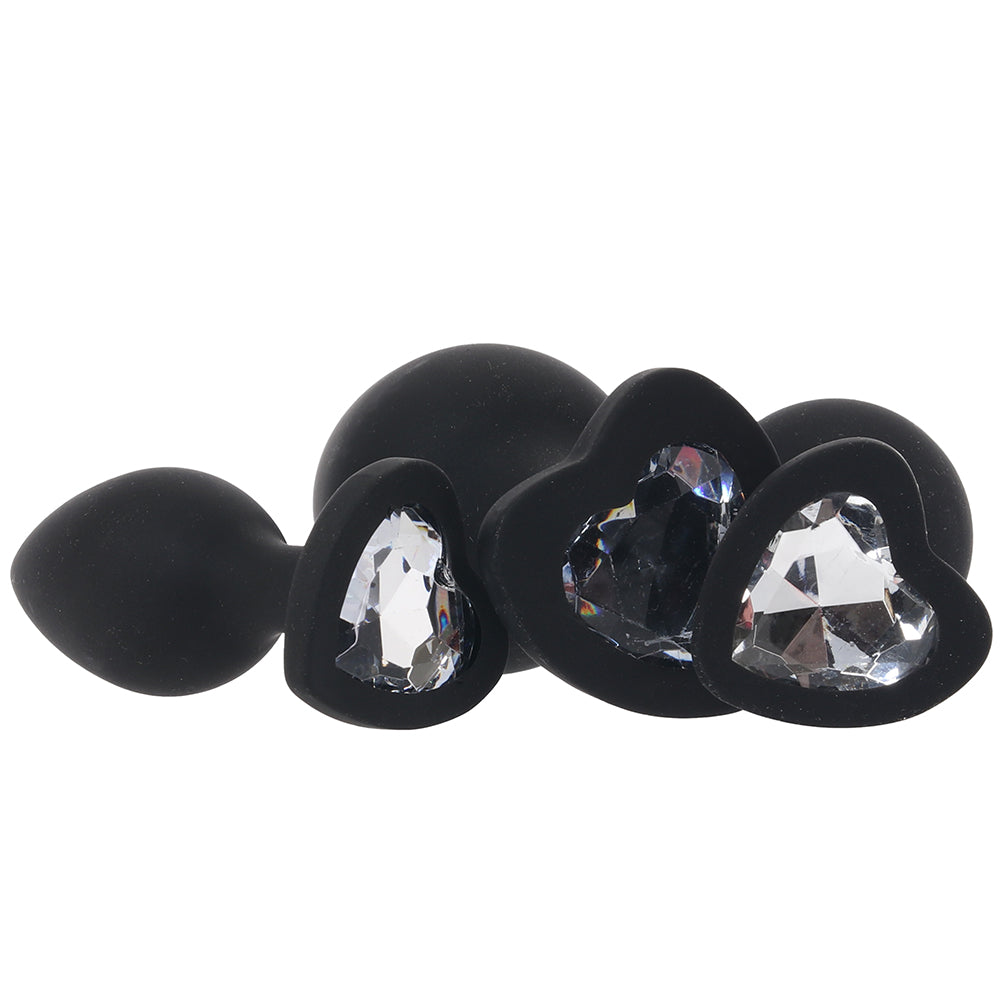 Gemsations Heart Gem Silicone Anal Training Kit Anal Sex Toys > Butt Plugs - Tophatter Daily Deals
