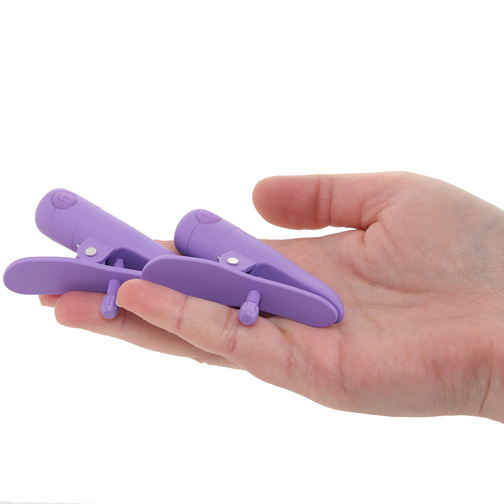 Nipplettes Vibrating Nipple Clamps in Purple Bondage and Fetish > Nipple Stimulators & Clamps - Tophatter Daily Deals