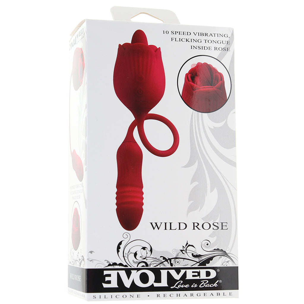 Wild Rose Dual Stimulator - Tophatter's Vibrator Deals Online Vibrators > Clitoral Stimulators - Tophatter Daily Deals