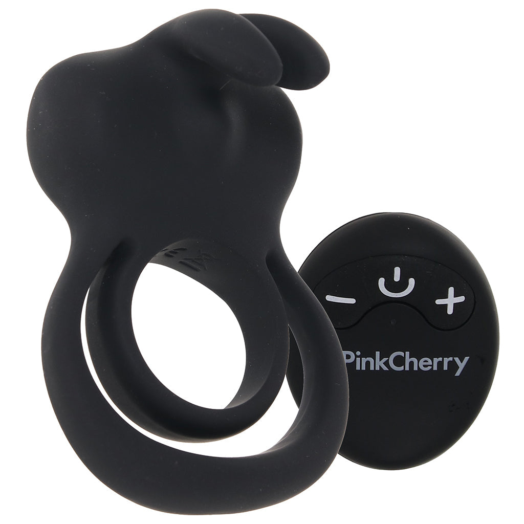 PinkCherry Remote Vibrating Rabbit Cock Ring - Tophatter's Adult Sex Toys Online Cock Rings - Tophatter Daily Deals