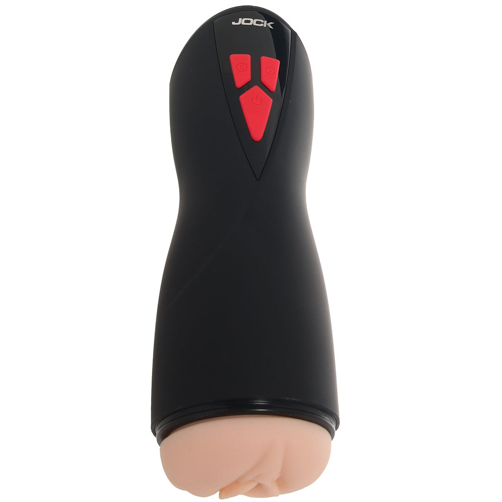 Jock Banger Sucking & Vibrating Pussy Masturbator Male Masturbators > Pocket Strokers - Tophatter Daily Deals
