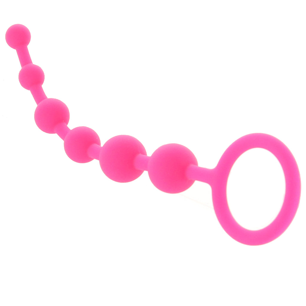 All About Anal Silicone Beads in Hot Pink - Tophatter's Adult Sex Toys Online Anal Sex Toys > Anal Beads - Tophatter Daily Deals