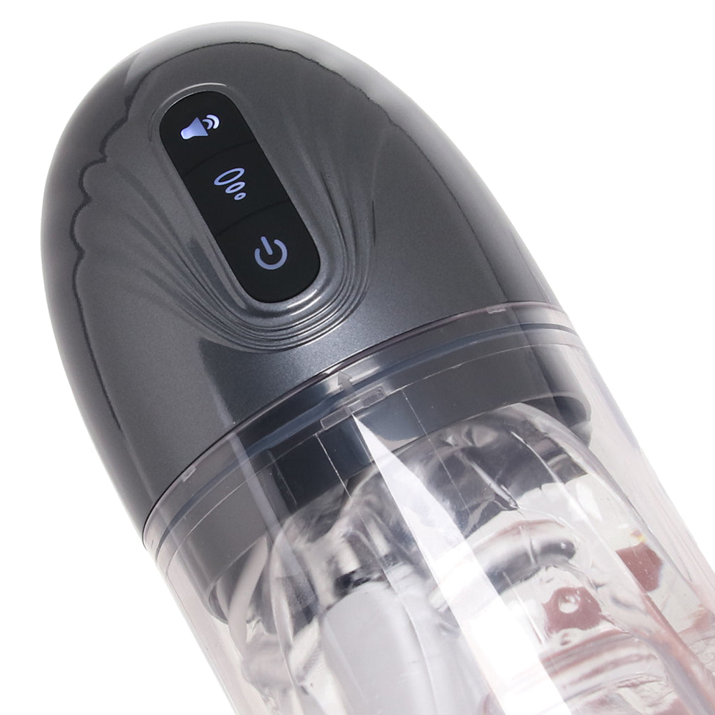 Pumped SonicPull Auto Stroker in Gunmetal Male Masturbators > Auto Strokers - Tophatter Daily Deals