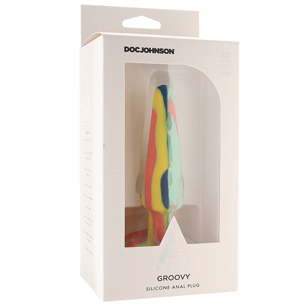 A-Play Groovy 5 Inch Anal Plug in Sunrise Anal Sex Toys > Butt Plugs - Tophatter Daily Deals