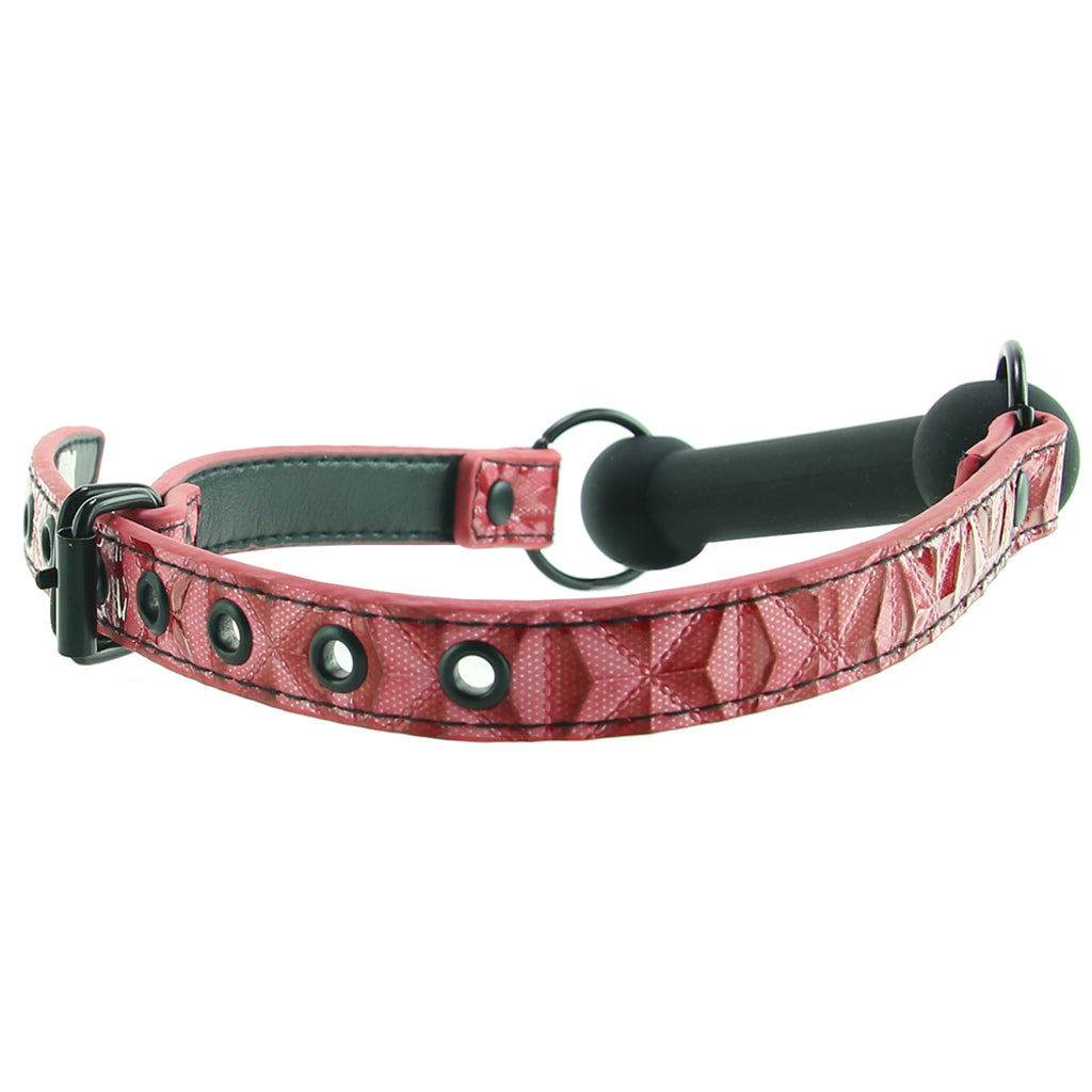 Sinful Bar Gag in Pink - Tophatter's Adult Products Bondage and Fetish > Ball Gags & Mouth Restraints - Tophatter Daily Deals