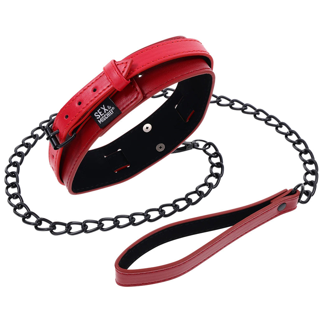 Ex's & Oh's Collar & Leash - Tophatter's Adult Sex Toys Online Bondage and Fetish > Leashes and Collars - Tophatter Daily Deals