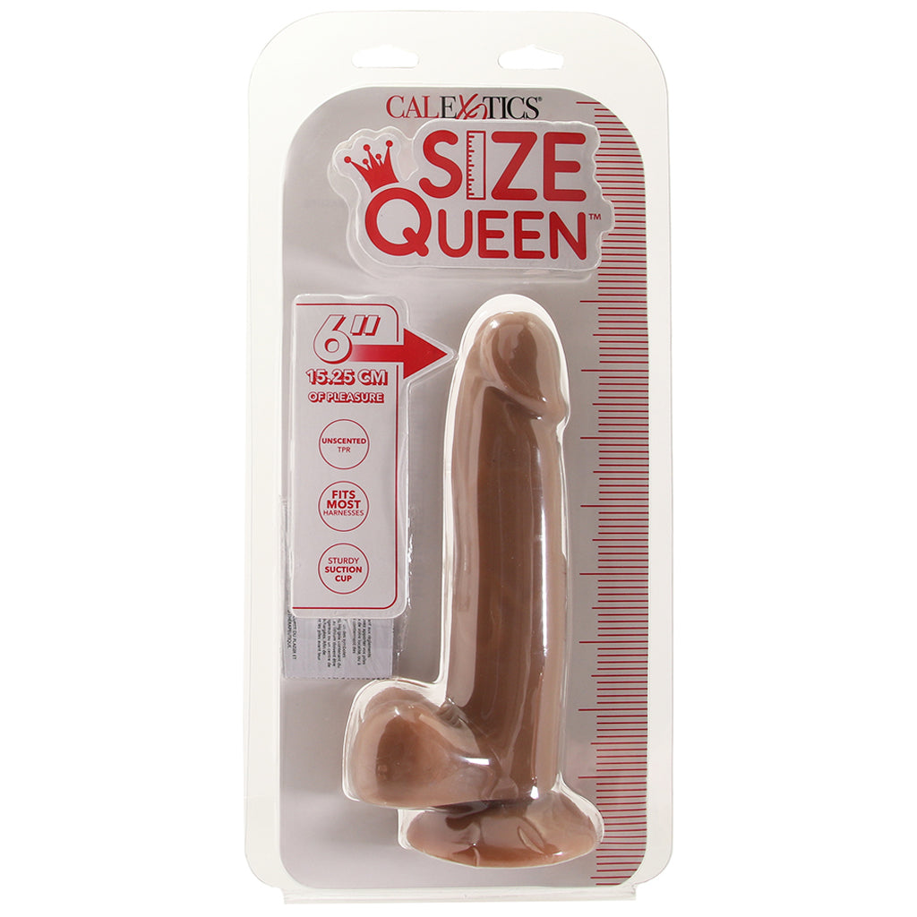 Size Queen 6 Inch Dildo in Brown - Tophatter's Adult Products Dildo Sex Toys > Realistic Dildos - Tophatter Daily Deals