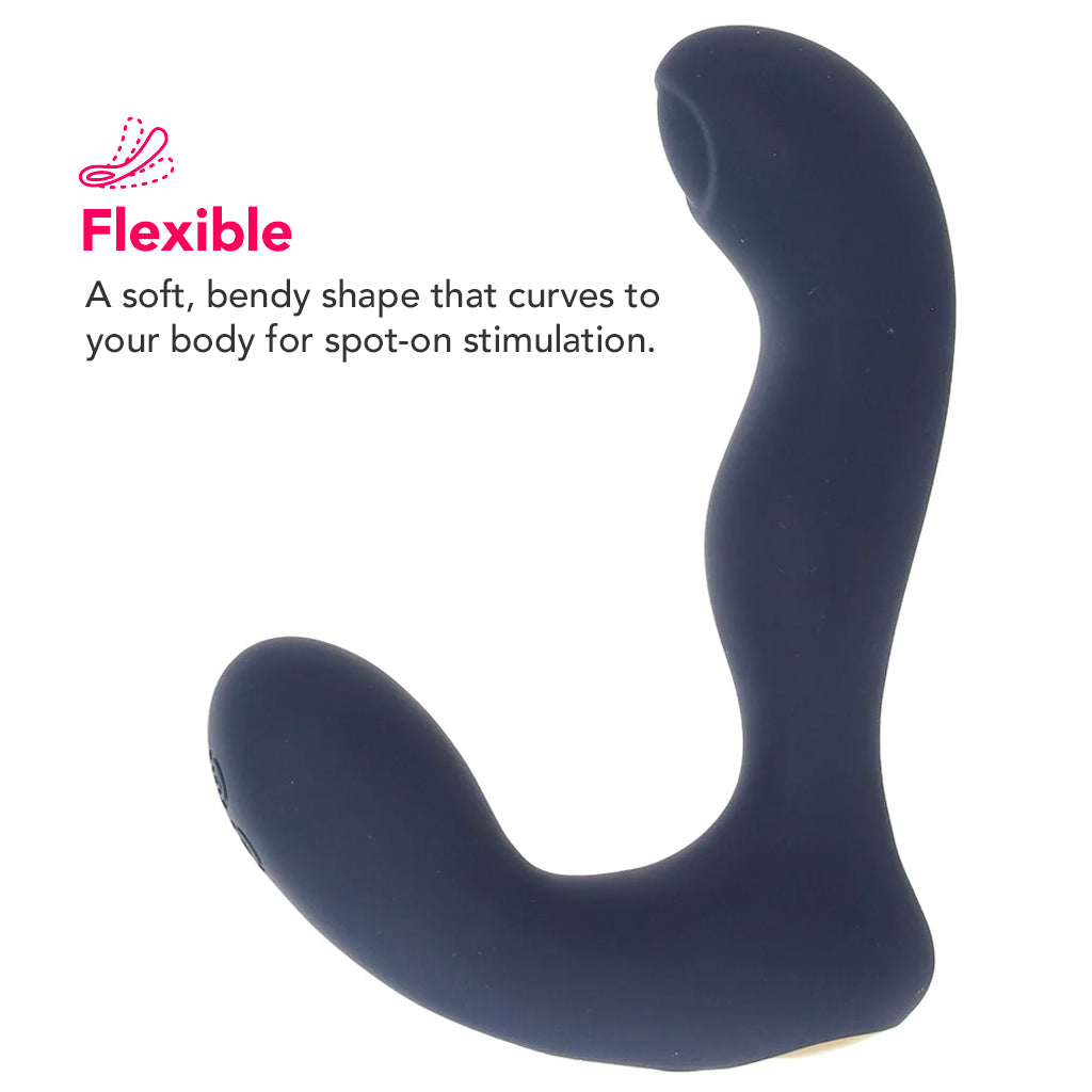 Iker Neo Interactive Prostate Vibe in Navy Blue Anal Sex Toys > Prostate Massagers - Tophatter Daily Deals