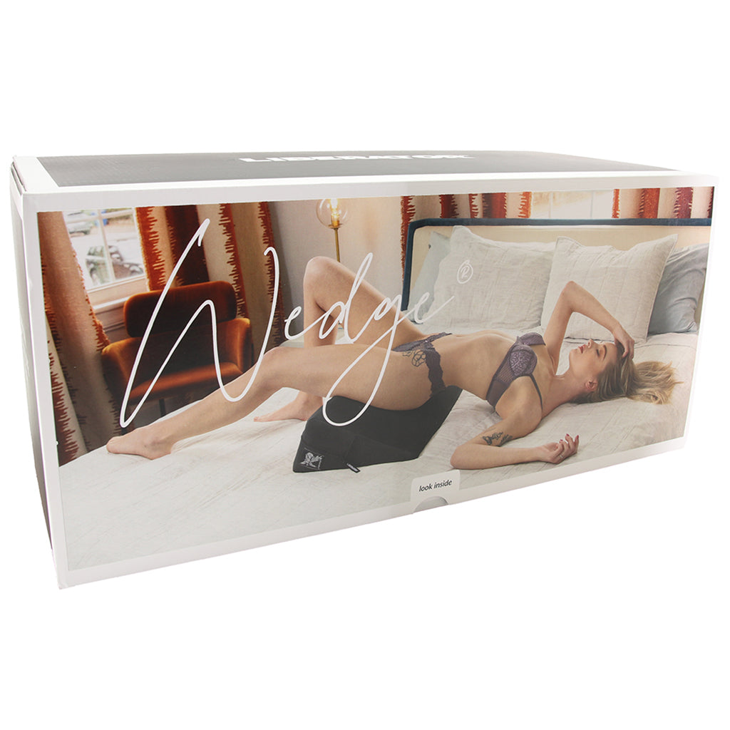 Wedge Sex Pillow in Velvet Black Sex Furniture > Sex Machine - Tophatter Daily Deals