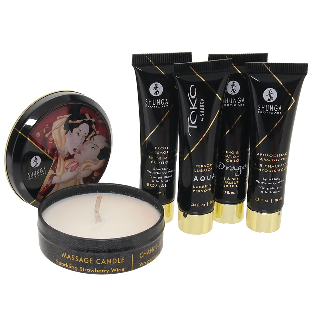 Geisha's Secret Kit in Strawberry Sensual Love > Massage - Tophatter Daily Deals