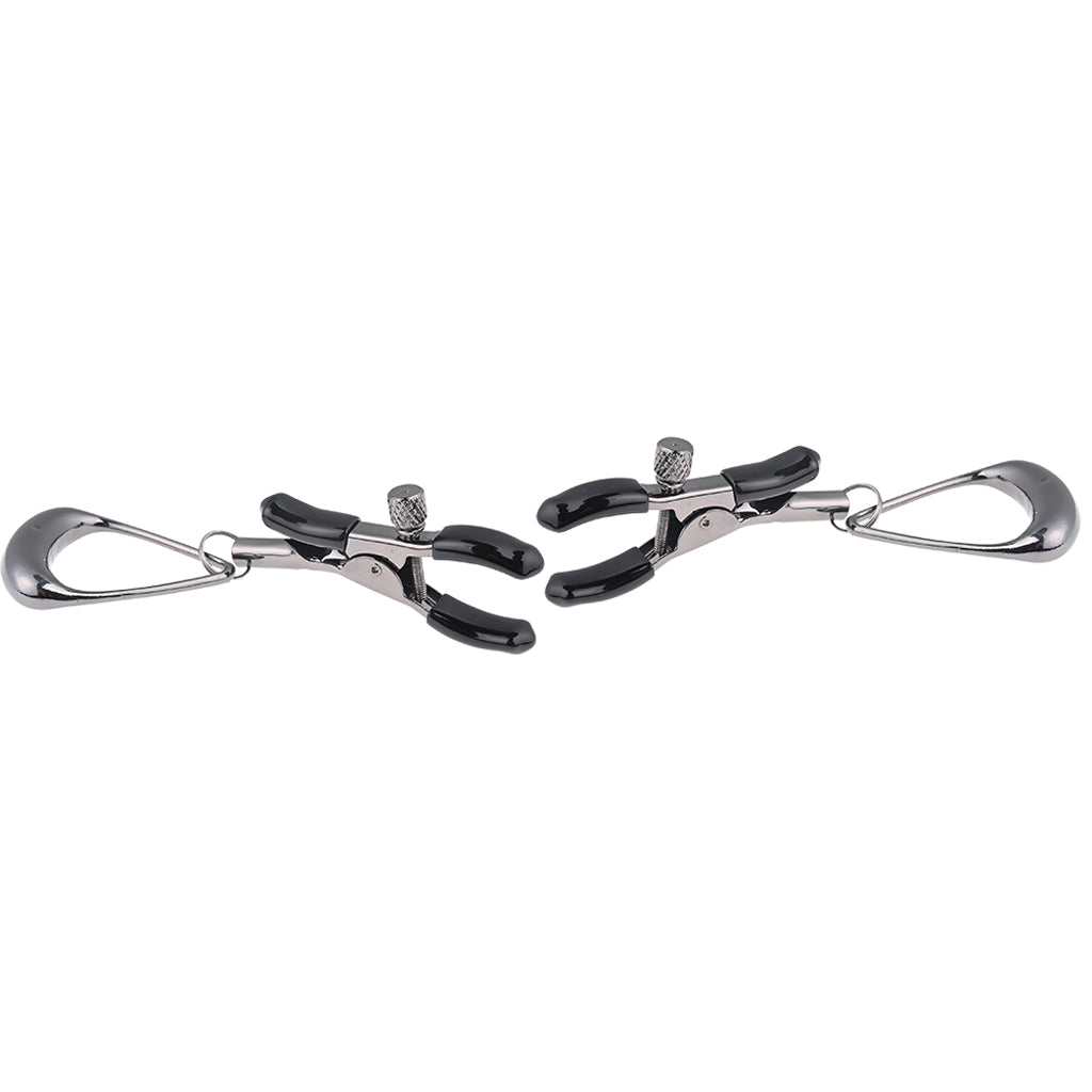 Velvet Noir Tuggable Nipple Clamps - Tophatter's Adult Sex Toys Online Bondage and Fetish > Nipple Stimulators & Clamps - Tophatter Daily Deals