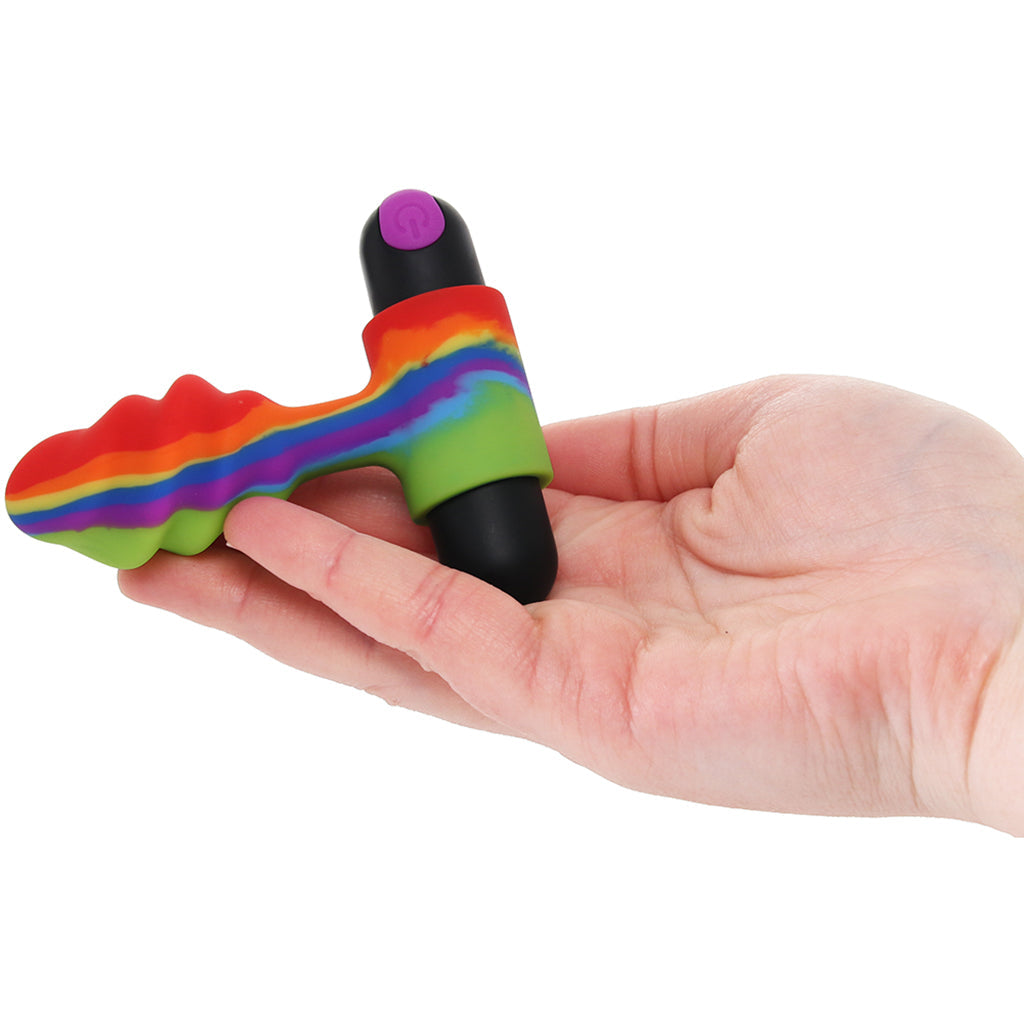 Bang! Vibrating Rainbow Butt Plug with Remote Anal Sex Toys > Butt Plugs - Tophatter Daily Deals