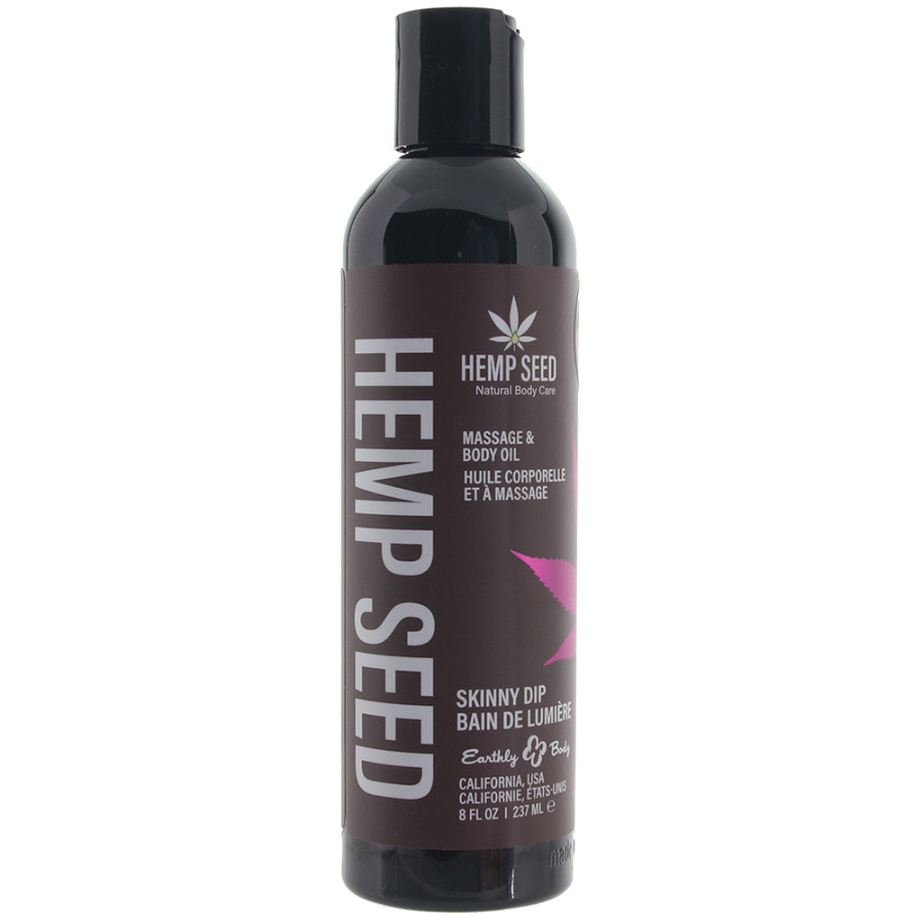 Hemp Seed Massage Oil 8oz/236ml in Skinny Dip Sensual Love > Massage - Tophatter Daily Deals
