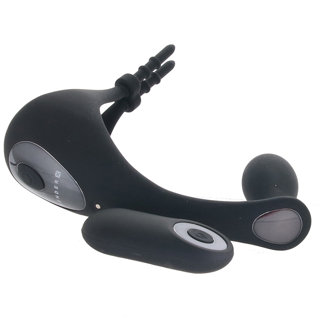 Gender X Back It Up Remote Plug and Ring Vibe Cock Rings - Tophatter Daily Deals