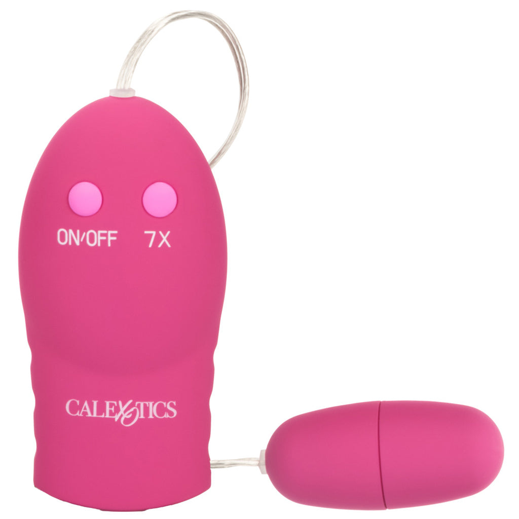 7 Function Power Play Egg Vibe in Pink Vibrators > Bullet and Egg Vibrators - Tophatter Daily Deals