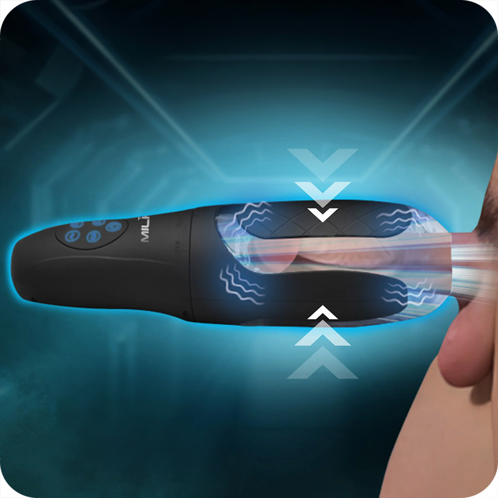 The Milker Pleasure Grip Auto Stroker - Tophatter's Adult Sex Toys Online Male Masturbators > Auto Strokers - Tophatter Daily Deals