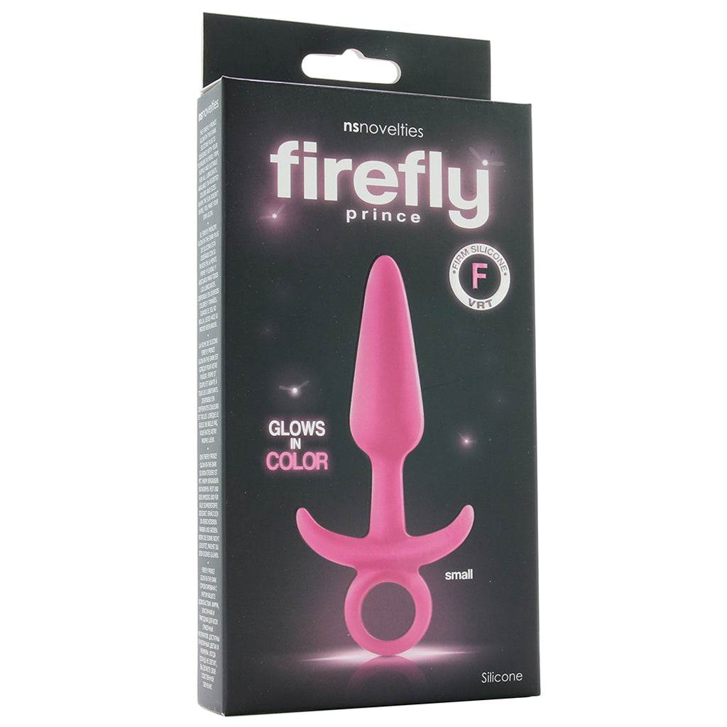 Firefly Prince Small Butt Plug in Glowing Pink - Tophatter's Adult Products Anal Sex Toys > Butt Plugs - Tophatter Daily Deals