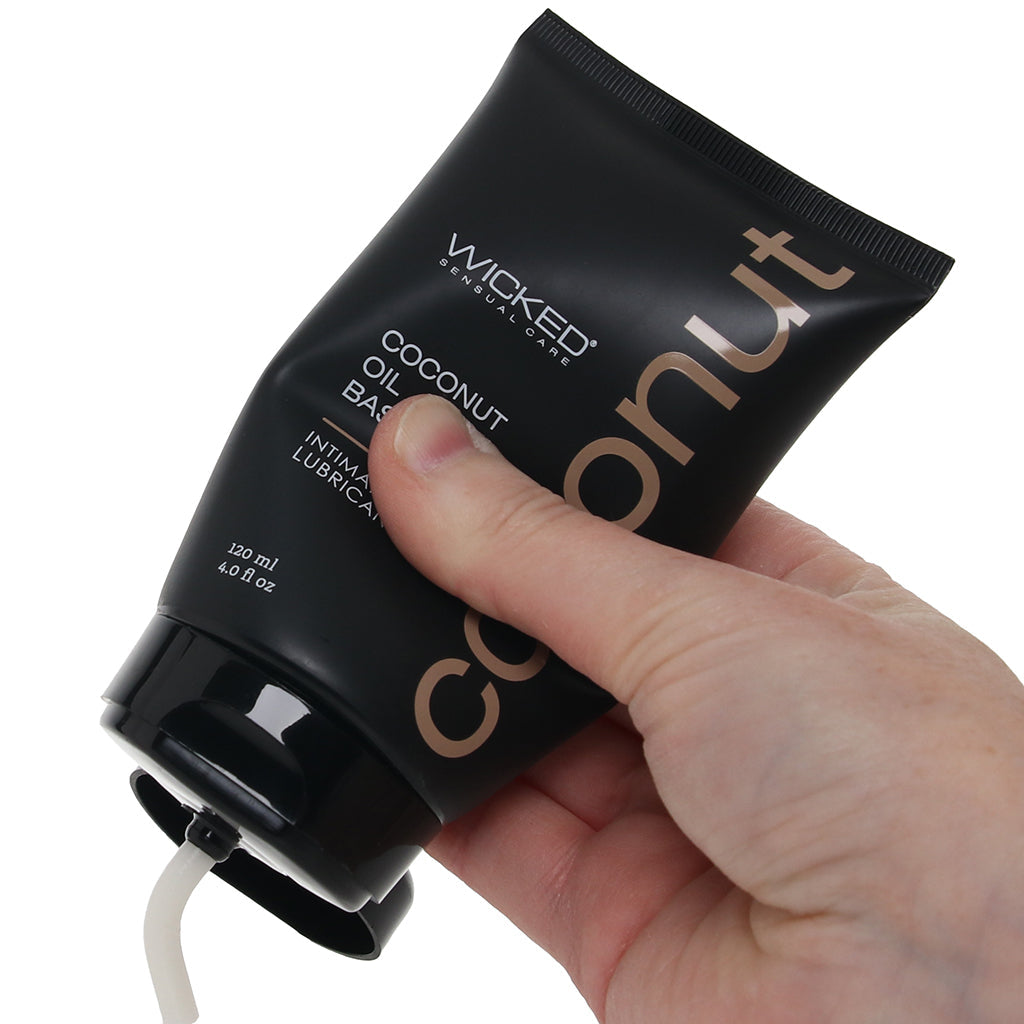 Coconut Oil Based Lube in 4oz/120ml Lubes and Lotions > Oil Based Sex Lubes - Tophatter Daily Deals