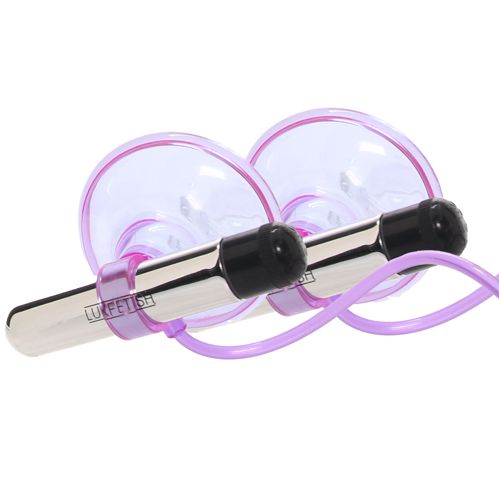 Vibrating Nipple Suckers with Quick Release Bondage and Fetish > Nipple Stimulators & Clamps - Tophatter Daily Deals