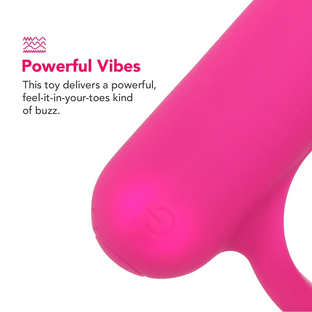 Double Diver Vibrating Ring Cock Rings - Tophatter Daily Deals