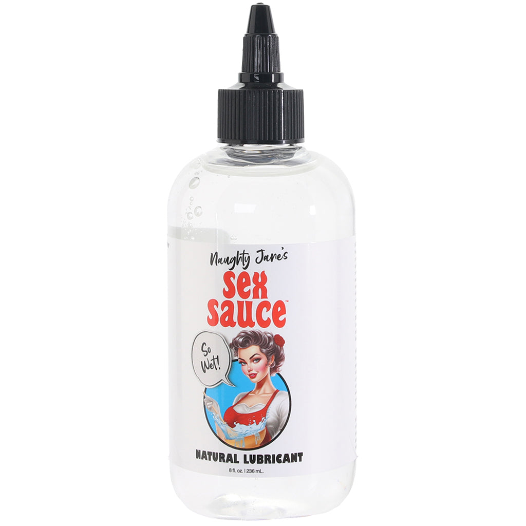 Naughty Jane's Sex Sauce Natural Lubricant in 8oz/236ml Lubes and Lotions > Water Based Sex Lubes - Tophatter Daily Deals