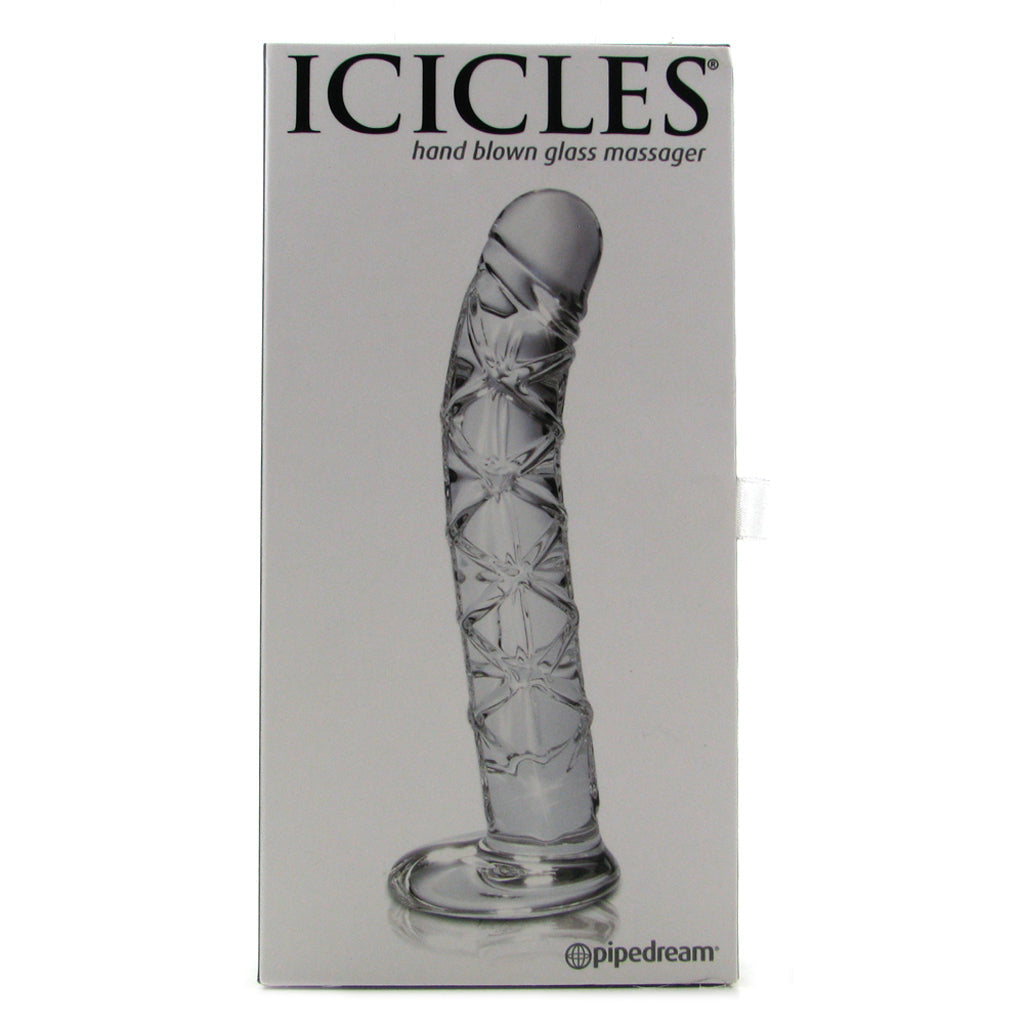 Icicles No. 60 Glass Dildo - Tophatter's Adult Products Dildo Sex Toys > Pyrex Glass Dildos - Tophatter Daily Deals
