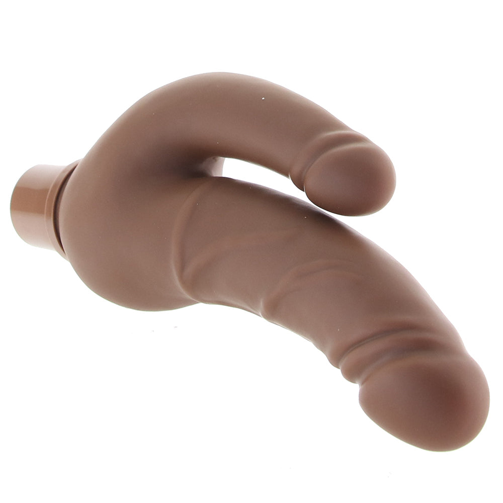 Power Stud Rechargeable Over & Under Vibe in Brown - Tophatter's Vibrator Deals Online Vibrators > Realistic Vibrator Dildos - Tophatter Daily Deals