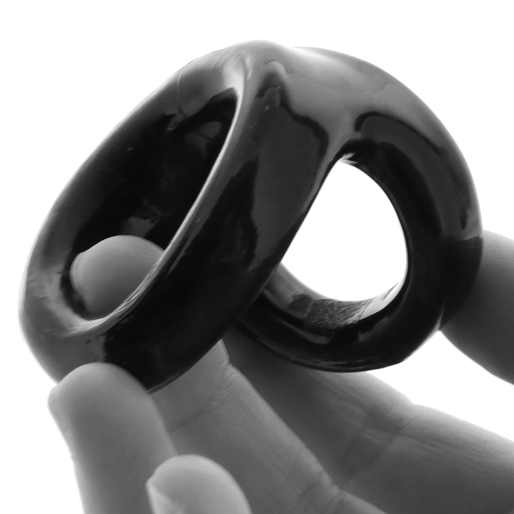 Colt Snug Tugger Dual Support Ring in Black - Tophatter's Adult Products Cock Rings - Tophatter Daily Deals