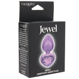 Jewel Amethyst Heart Plug in Small - Tophatter's Adult Sex Toys Online Anal Sex Toys > Butt Plugs - Tophatter Daily Deals