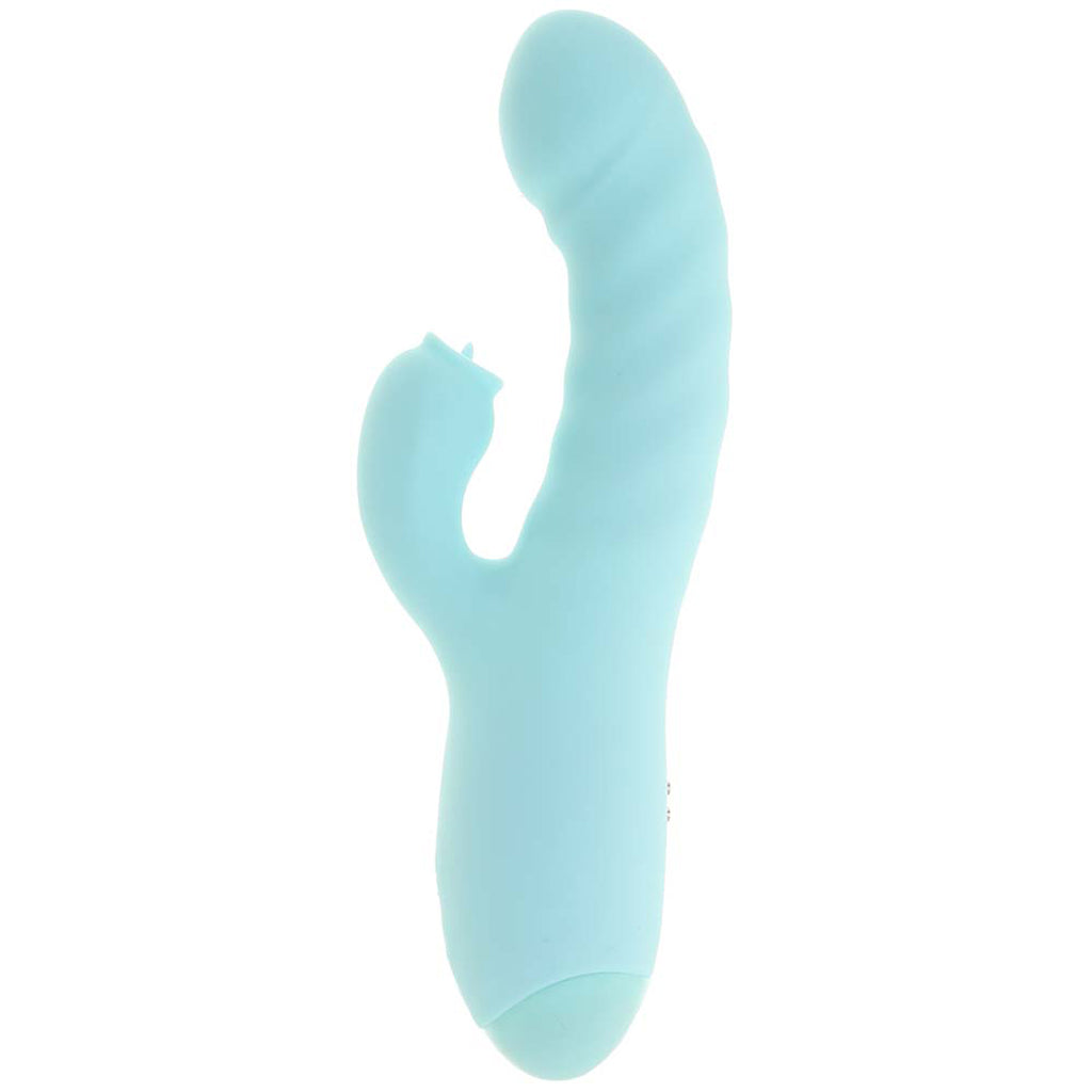 Luv Heat Up Thruster Rabbit Vibe in Aqua Vibrators > Rabbit Vibrators - Tophatter Daily Deals