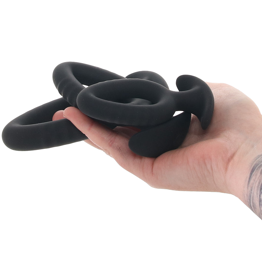 Master Series Pop Plugs 3 Piece Anal Trainer Kit - Tophatter's Adult Sex Toys Online Anal Sex Toys > Butt Plugs - Tophatter Daily Deals